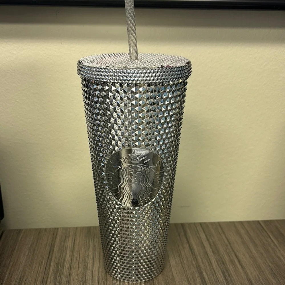 Starbucks Walt Disney World Silver Studded Tumbler